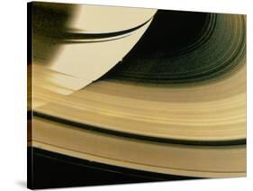 Voyager 1 Photo of Saturn & Its Rings-null-Stretched Canvas