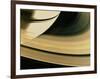 Voyager 1 Photo of Saturn & Its Rings-null-Framed Photographic Print