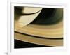 Voyager 1 Photo of Saturn & Its Rings-null-Framed Photographic Print