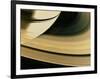 Voyager 1 Photo of Saturn & Its Rings-null-Framed Photographic Print