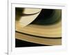 Voyager 1 Photo of Saturn & Its Rings-null-Framed Photographic Print