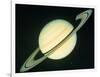 Voyager 1 Photo of Saturn & Its Rings-null-Framed Photographic Print