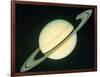 Voyager 1 Photo of Saturn & Its Rings-null-Framed Photographic Print