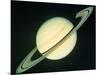 Voyager 1 Photo of Saturn & Its Rings-null-Mounted Photographic Print