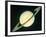 Voyager 1 Photo of Saturn & Its Rings-null-Framed Photographic Print