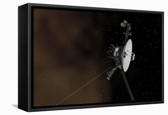Voyager 1 Spacecraft Entering Interstellar Space-null-Framed Stretched Canvas