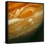 Voyager 1 View of Jupiter's Great Red Spot-null-Framed Stretched Canvas