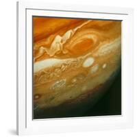 Voyager 1 View of Jupiter's Great Red Spot-null-Framed Photographic Print