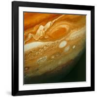 Voyager 1 View of Jupiter's Great Red Spot-null-Framed Photographic Print