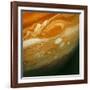 Voyager 1 View of Jupiter's Great Red Spot-null-Framed Photographic Print