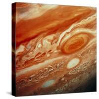 Voyager 2 Image of Jupiter, Showing Great Red Spot-null-Stretched Canvas