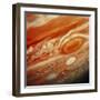 Voyager 2 Image of Jupiter, Showing Great Red Spot-null-Framed Premium Photographic Print