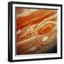 Voyager 2 Image of Jupiter, Showing Great Red Spot-null-Framed Premium Photographic Print