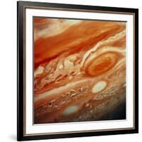 Voyager 2 Image of Jupiter, Showing Great Red Spot-null-Framed Photographic Print