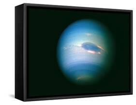 Voyager 2 Image of the Planet Neptune-null-Framed Stretched Canvas