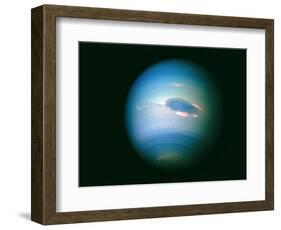 Voyager 2 Image of the Planet Neptune-null-Framed Premium Photographic Print