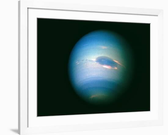 Voyager 2 Image of the Planet Neptune-null-Framed Photographic Print