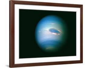 Voyager 2 Image of the Planet Neptune-null-Framed Photographic Print