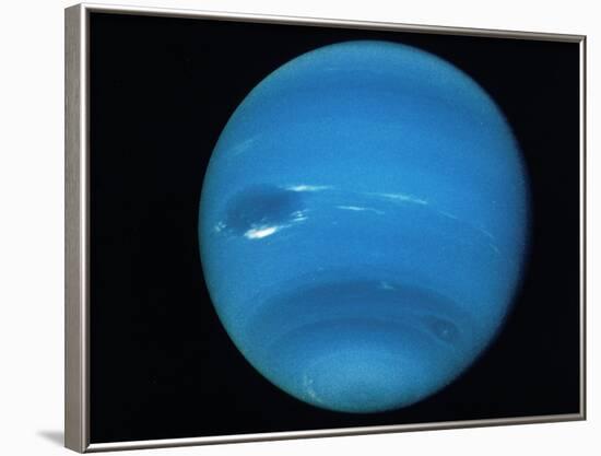 Voyager 2 Image of the Planet Neptune-null-Framed Photographic Print