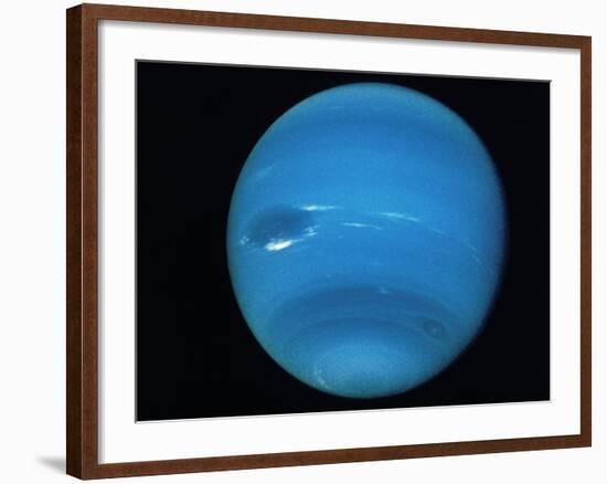 Voyager 2 Image of the Planet Neptune-null-Framed Photographic Print