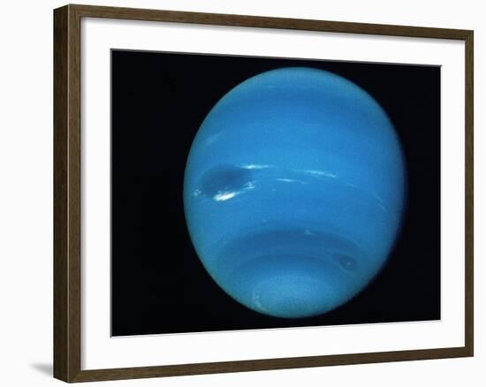 Voyager 2 Image of the Planet Neptune-null-Framed Photographic Print