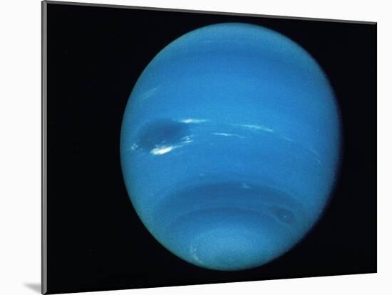 Voyager 2 Image of the Planet Neptune-null-Mounted Photographic Print