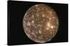 Voyager 2 Photo of Callisto, Jupiter's Fourth Moon-null-Stretched Canvas