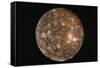 Voyager 2 Photo of Callisto, Jupiter's Fourth Moon-null-Framed Stretched Canvas