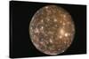 Voyager 2 Photo of Callisto, Jupiter's Fourth Moon-null-Stretched Canvas