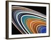 Voyager 2 Photograph of Saturn's Rings-null-Framed Photographic Print