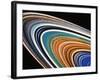 Voyager 2 Photograph of Saturn's Rings-null-Framed Photographic Print