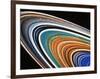 Voyager 2 Photograph of Saturn's Rings-null-Framed Photographic Print