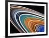 Voyager 2 Photograph of Saturn's Rings-null-Framed Photographic Print