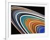 Voyager 2 Photograph of Saturn's Rings-null-Framed Photographic Print