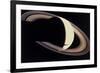 Voyager Photo of Saturn And Its Rings-null-Framed Photographic Print