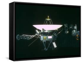 Voyager Spacecraft, During Mission to Jupiter-null-Framed Stretched Canvas