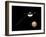 Voyager Spacecraft Near Jupiter and its Unrecognized Ring-null-Framed Art Print