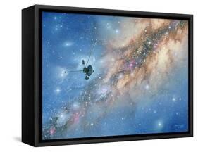 Voyager Spacecraft-Chris Butler-Framed Stretched Canvas