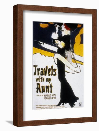 Voyages Avec Ma Tante Travels with My Aunt De George Cukor Avec Maggie Smith, 1972-null-Framed Photo