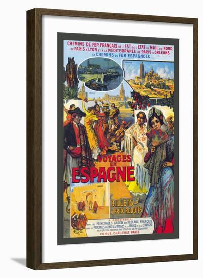 Voyages En Espagne-Milo Winter-Framed Art Print