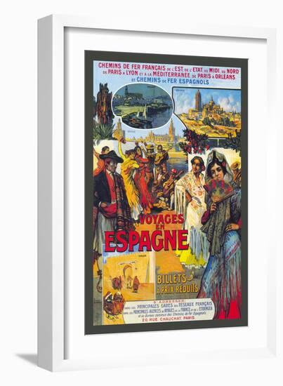 Voyages En Espagne-Milo Winter-Framed Art Print