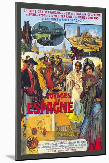 Voyages En Espagne-Milo Winter-Mounted Art Print
