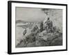 Voyageurs, 1898 (Oil on Board)-Charles Marion Russell-Framed Giclee Print