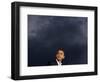 VP Candidate Senator Joe Biden Introduces Presidential Candidate Senator Barack Obama at a Rally-null-Framed Photographic Print