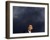 VP Candidate Senator Joe Biden Introduces Presidential Candidate Senator Barack Obama at a Rally-null-Framed Photographic Print