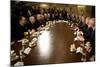 VP Cheney, Pres. Bush and Sec. Gates Meet with the Joint Chiefs of Staff, 2008-null-Mounted Photo