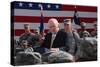 VP Dick Cheney Speaks to a Soldiers on Balad Air Base, Iraq, March 18, 2008-null-Stretched Canvas