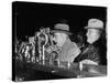 Vp Harry S. Truman Listening to FDR Radio Address-null-Stretched Canvas