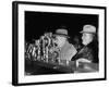 Vp Harry S. Truman Listening to FDR Radio Address-null-Framed Photographic Print