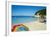Vrika Beach, Antipaxos (Antipaxi), Ionian Islands, Greek Islands, Greece, Europe-Tuul-Framed Photographic Print